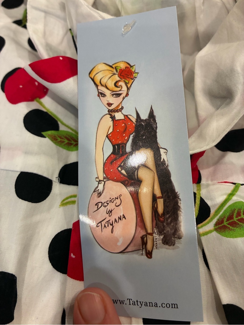 NWT: Tatyana White Cherry Halter Dress 3XL Retro Rockabilly Fit and Flare 3XL - Picture 8 of 15